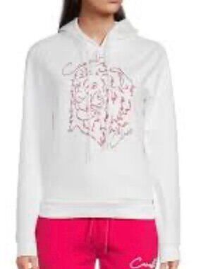 Cavalli Class White sweatshirt with logo XL